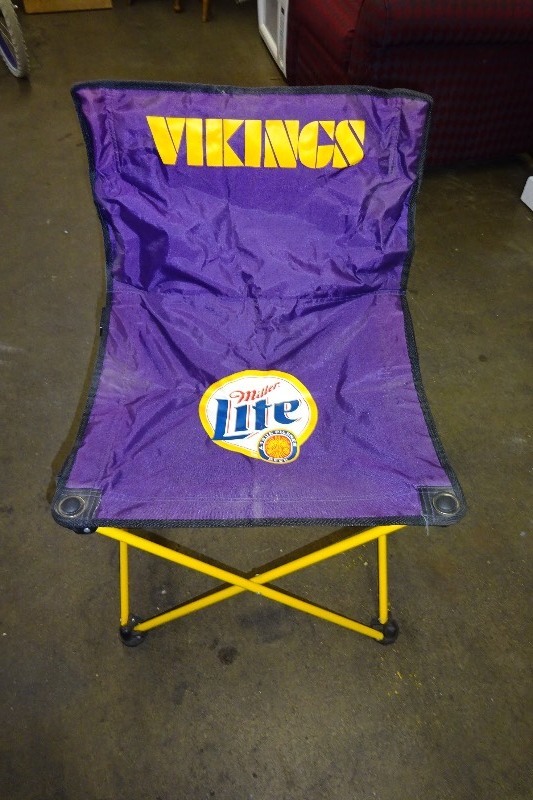 Vikings Miller Lite fold up chair