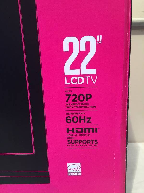 22 SEKI LCD TV 720P 60 HZ