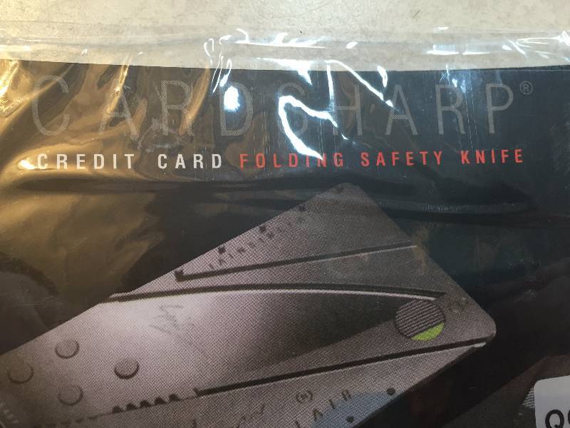 CARD SHARP FOLDING SAFETY KNIFE