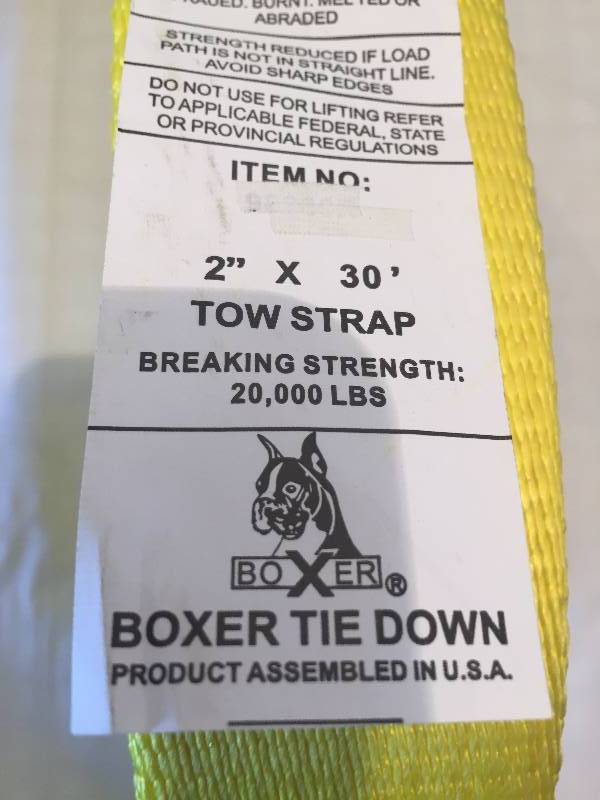 TOW STRAP 2X30