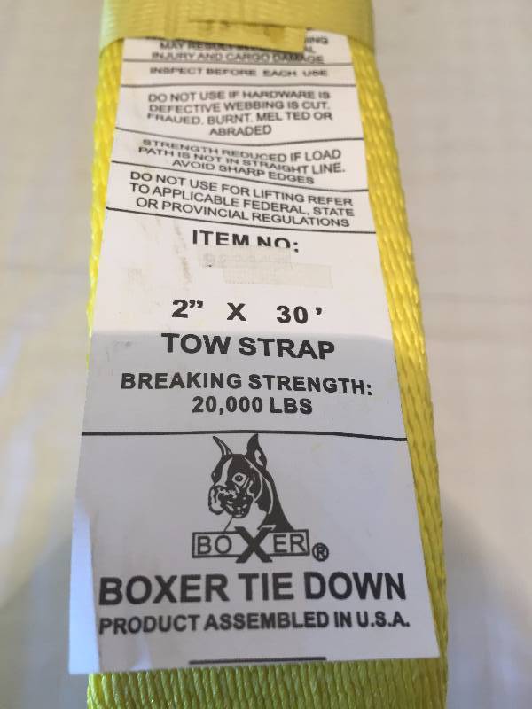 TOW STRAP 2X30