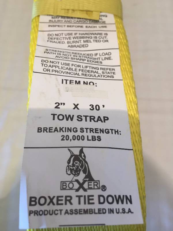 TOW STRAP 2X30