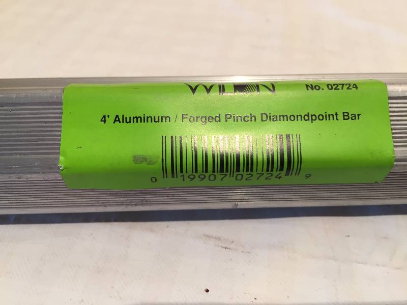 WILTON 4 ALUMINUMFORGED DIAMOND PINCH BAR
