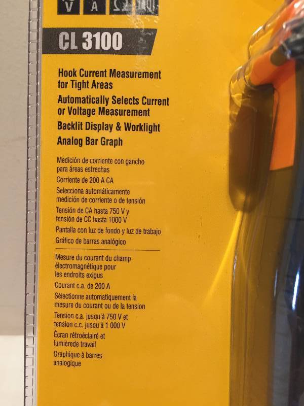 KLEIN TOOLS 200A AC HOOK METER