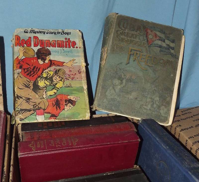 lot 12 image: Old Book Lot Including Red Dynamite & More