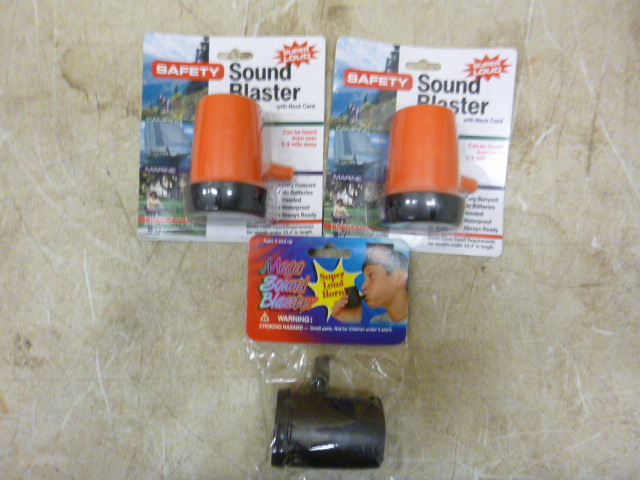 lot 11 image: 3 Safety Sound Blasters