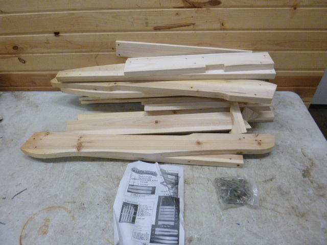 lot 44 image: Adirondack Rocking Chair Kit