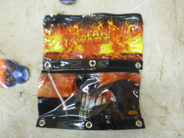 lot 45 image: 2 Star Wars Pencil Pouches