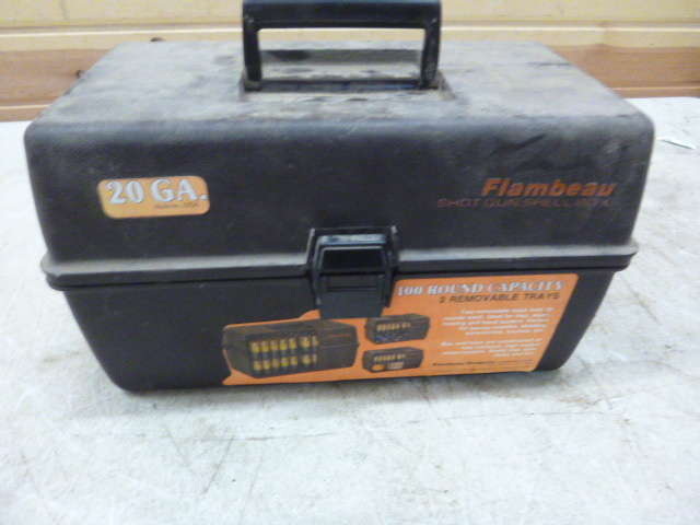 lot 80 image: Flambeau 20 Gauge Shell Case