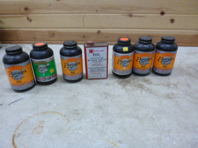 lot 83 image: 7 Containers of Gun Powder