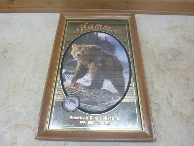 lot 98 image: Hamms Beer Sign