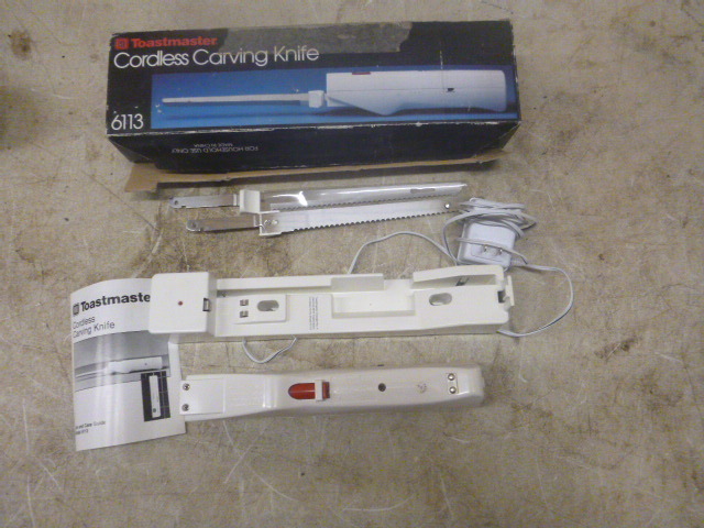 lot 160 image: Toastmaster Cordless Carving Knife