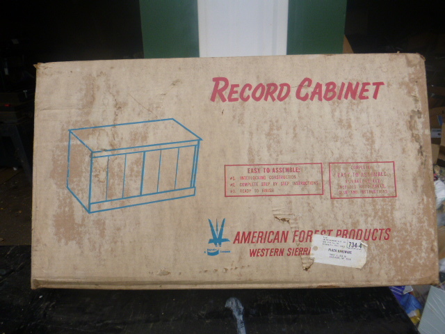 lot 177 image: New Record Cabinet