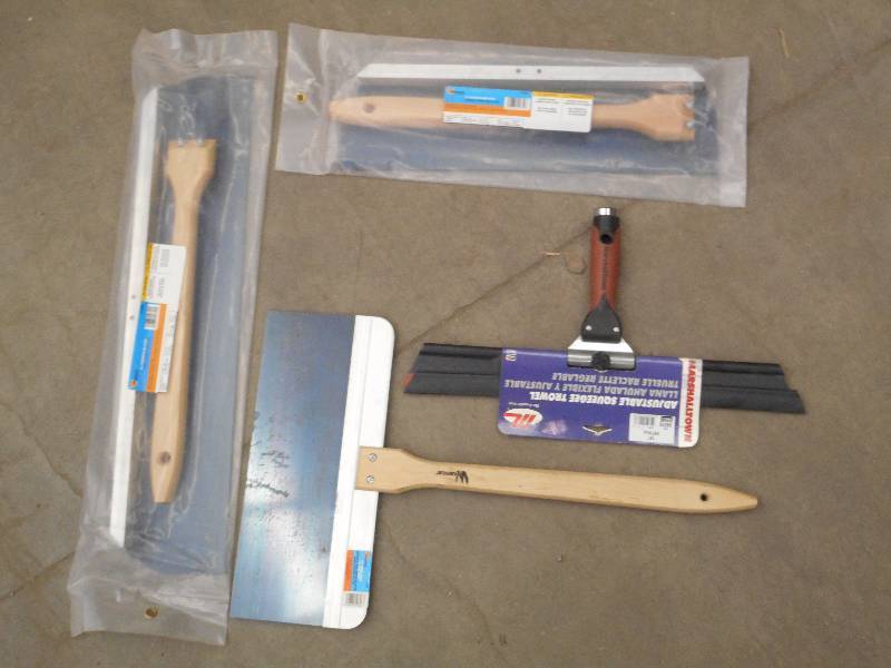lot 58 image: (3) New Blade Knives & (1) New Sque...