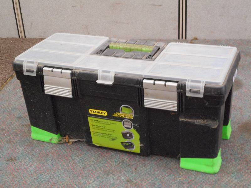 lot 68 image: Plastic Tool Box With Misc Contents...