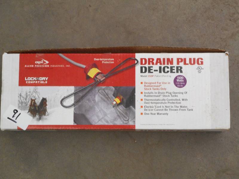 lot 91 image: Model 15DP Drain Plug DE-Icer ...