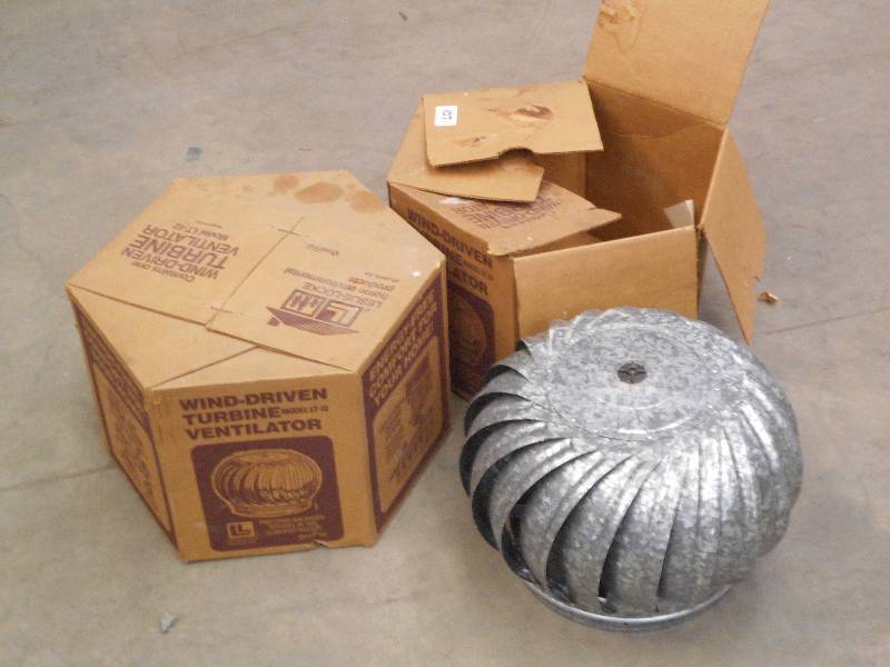 lot 107 image: (2) Model LT-12 Wind-Driven Turbine...