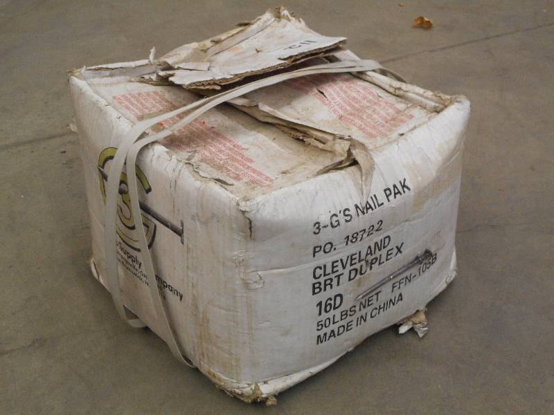 lot 112 image: 50# Box Of 16-Penny Duplex Nails ...