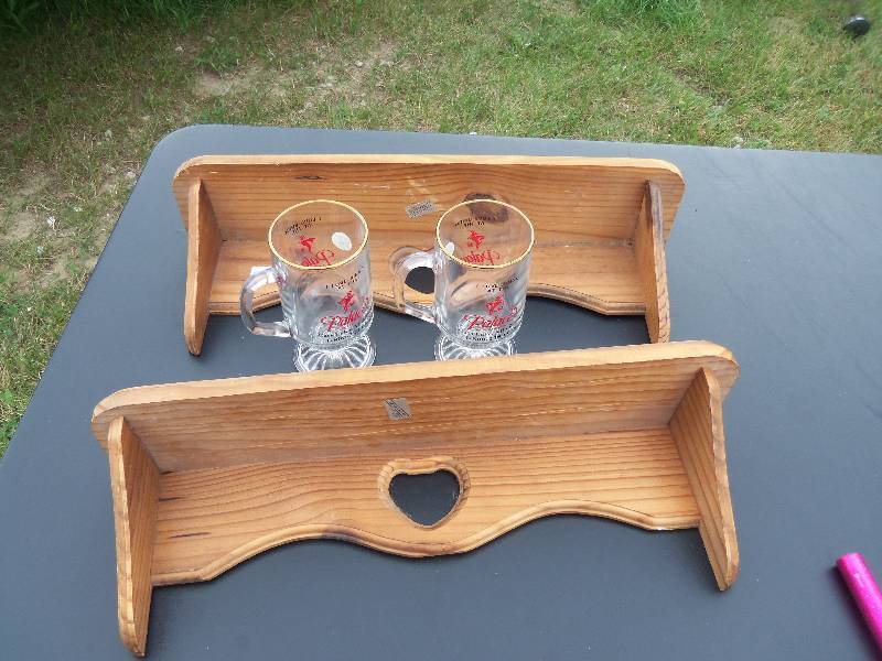 lot 52 image: two shelves and mugs