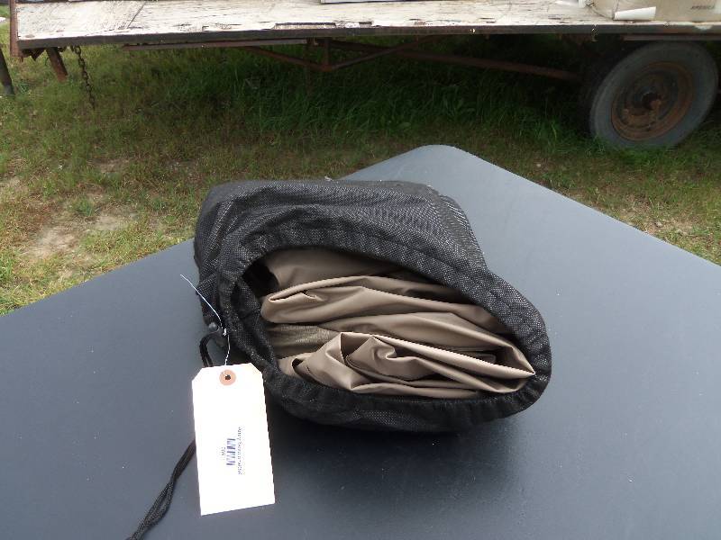 lot 89 image: twin size air mattress in bag