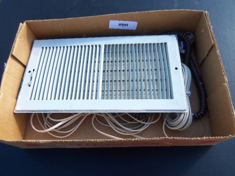 lot 134 image: Floor Register Cover and Misc. Cord
