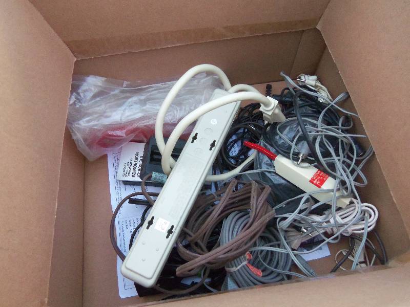 lot 249 image: Box of Cords