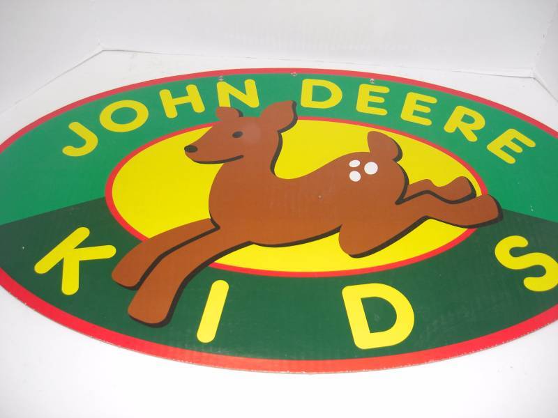 John Deere Kids Sign & AAA Child Size Snow Shovel