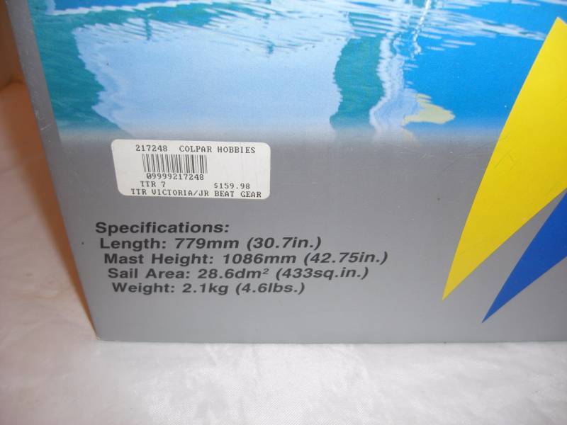 Victoria Radio Controlled Sailing Yacht Model Kit