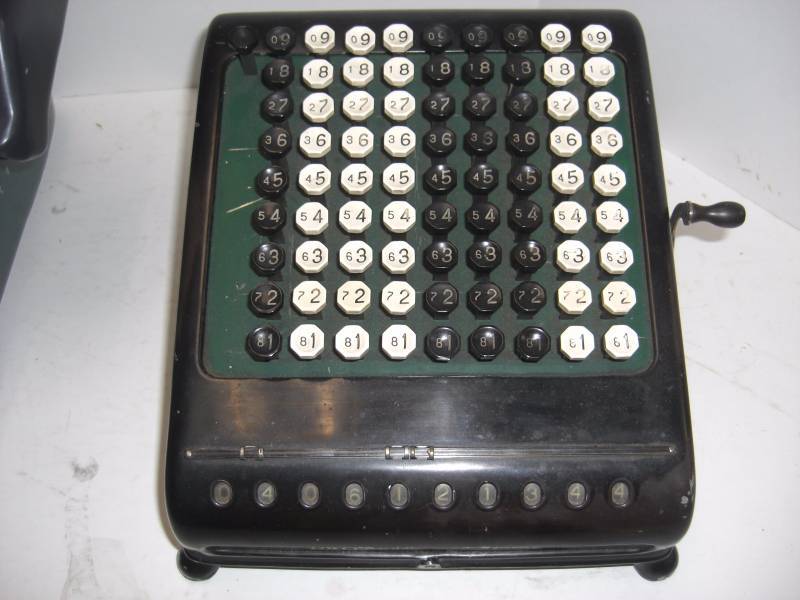 Antique Burroughs & Marchant Business Calculators