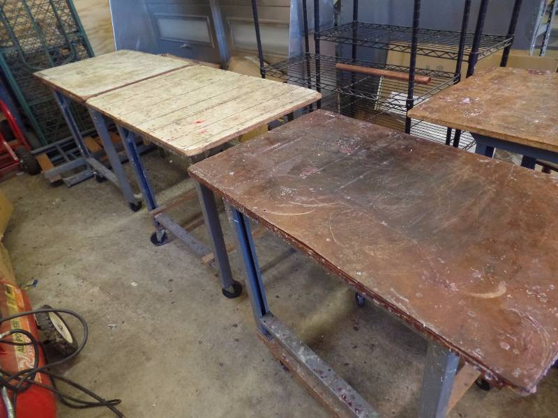 Tables with Casters (3)