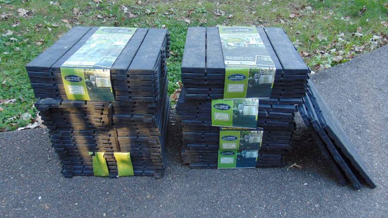 Patio and Deck Tile - Lot of 8