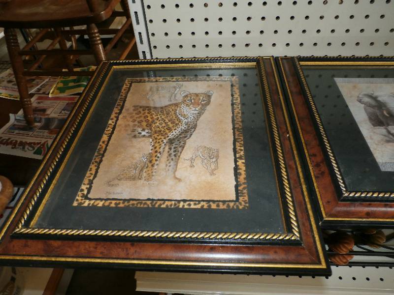 3 African Wildlife prints.