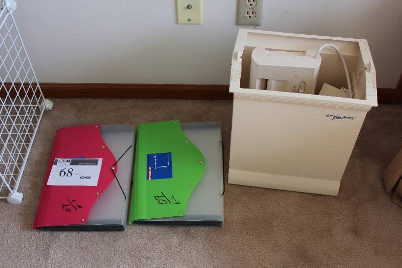 Lot of (3) including Paper Shredder Organizational Files (2).