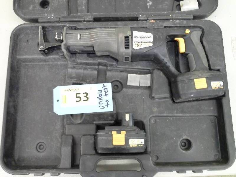 lot 53 image: Panasonic EY3544 Reciprocating Saw (1)