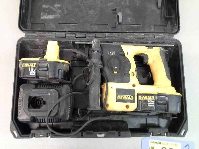 lot 86 image: DeWalt DC212 18V SDS Hammer Drill (1)
