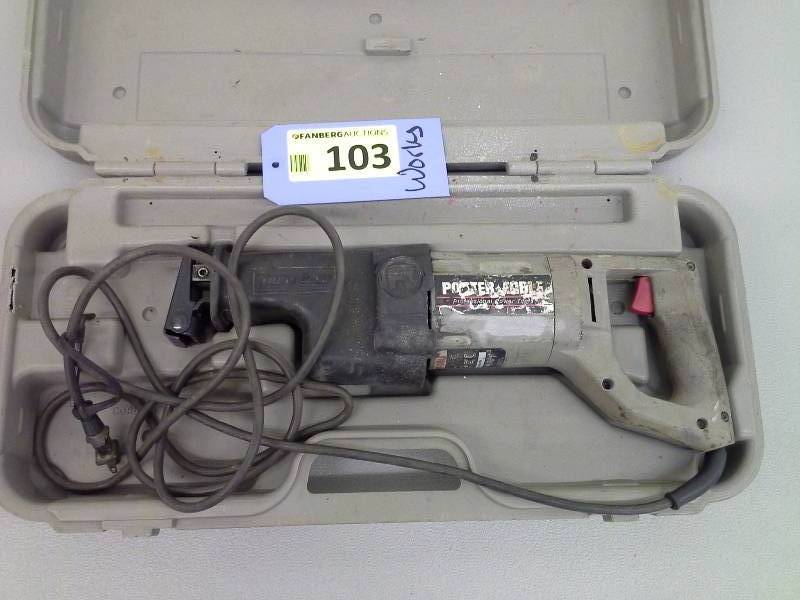 lot 103 image: Porter Cable Tiger Saw Reciprocating Saw (1)