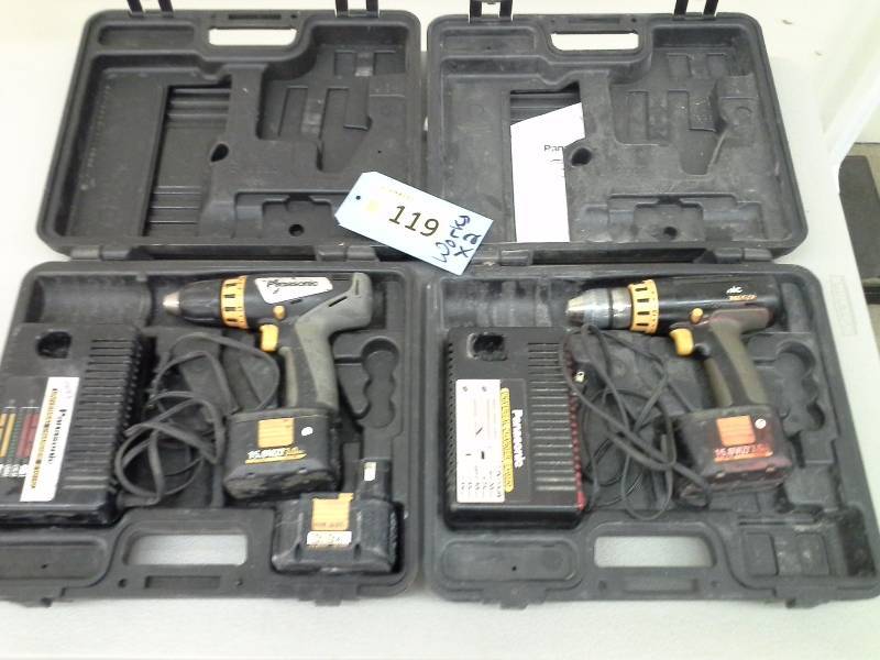 lot 119 image: Panasonic EY6432 Cordless Drill (2)