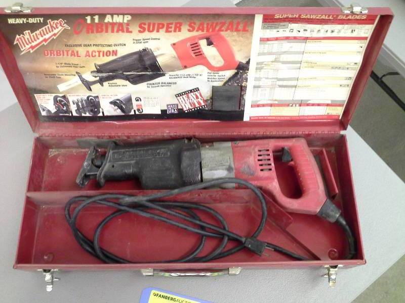 lot 145 image: Milwaukee Orbital Sawzall Reciprocating Saw (1)