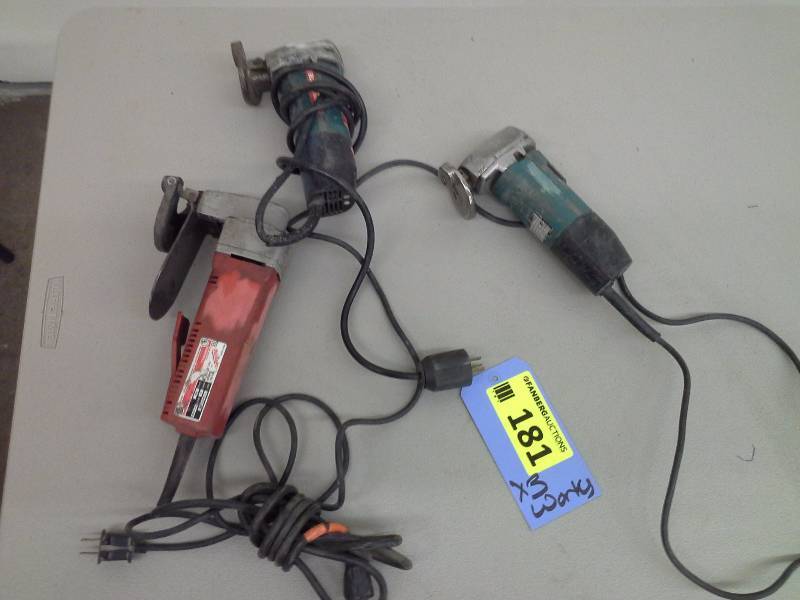 lot 181 image: Lot of 3 Metal Cutting Shears (3)
