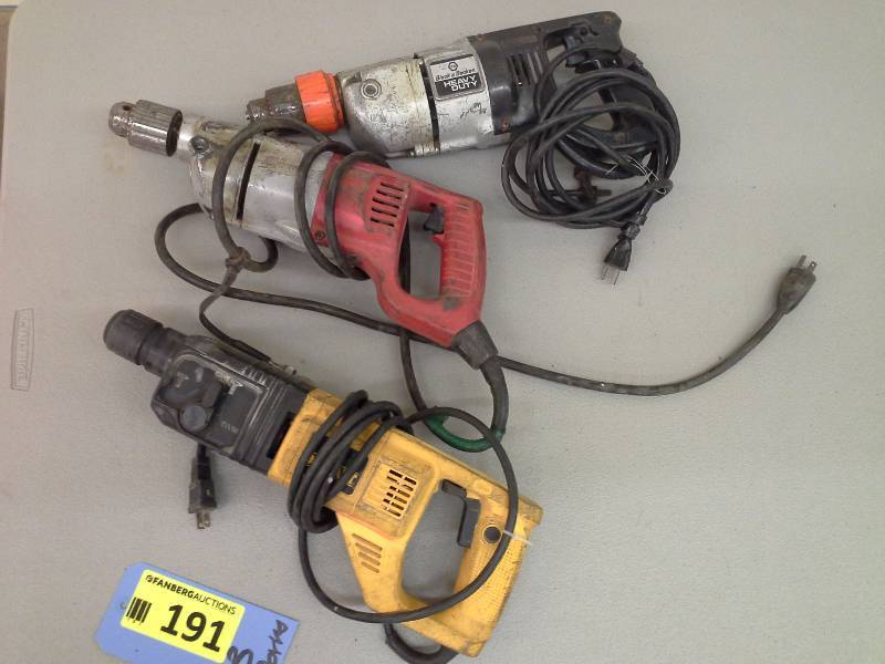 lot 191 image: Heavy Duty Drill Lot (3)