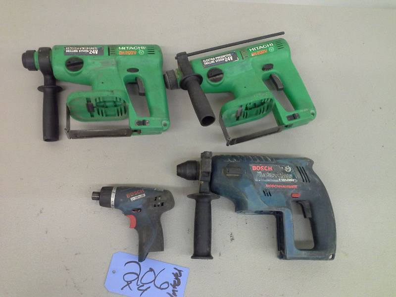 lot 206 image: Misc. Drill Lot (Bosch & Hitachi) (4)