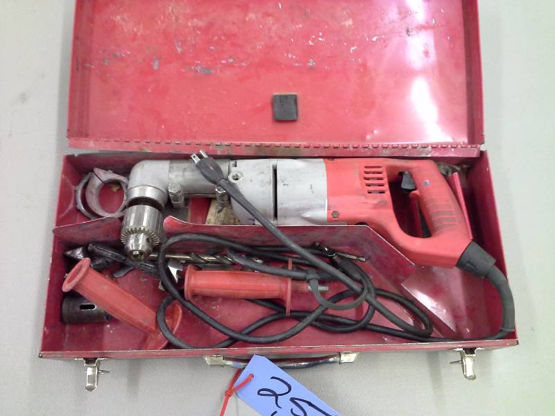 lot 251 image: Milwaukee Right-Angle Drill (1)