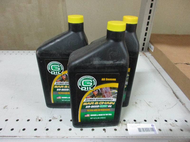 3 qts of bar oil
