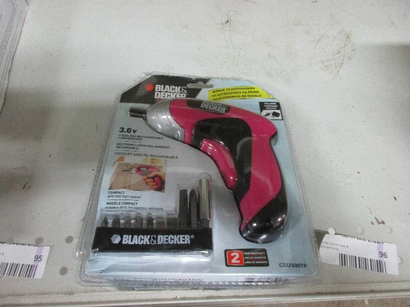 Black & Decker power screwdriver