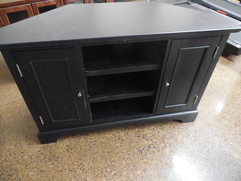 lot 6 image: Home Styles Bedford Corner 50 TV Stand Entertainment Center