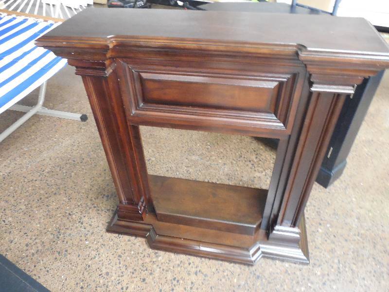 lot 7 image: McLeland Design Espresso Fireplace Mantel