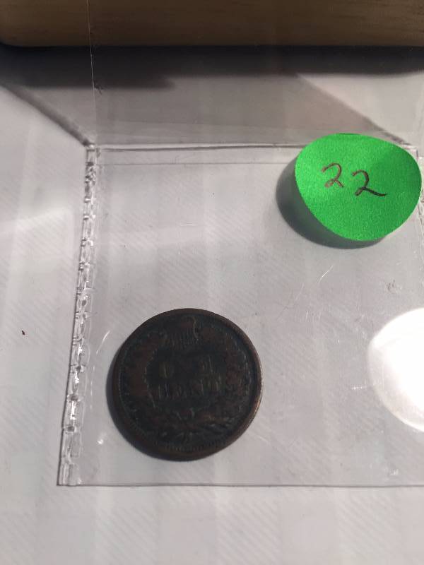 1864  BR ONCE CENT COIN
