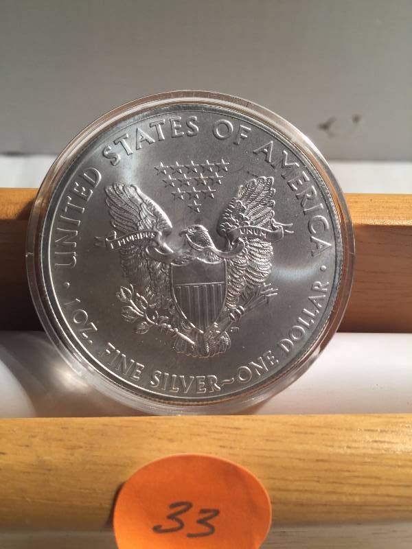 2014 1 OUNCE LIBERTY SILVER DOLLAR