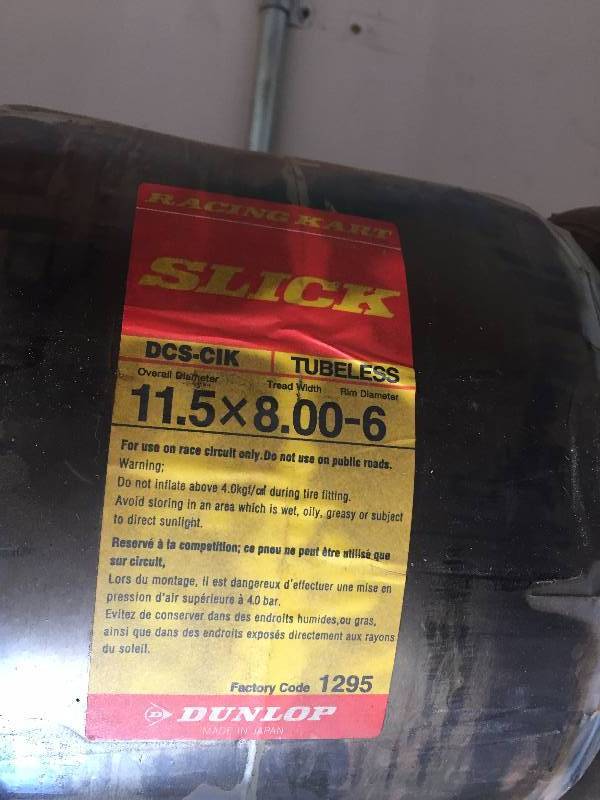 GO KART RACING TIRES VARIOUS SIZES
