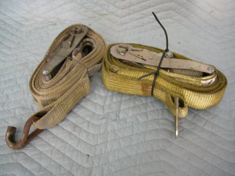 lot 41 image: 2 Heavy Duty 2 Ratchet Straps